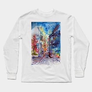 Street at night Long Sleeve T-Shirt